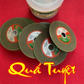 Đá cắt Inox 107mm W2G, Đá Cắt Inox Màu Xanh 107mm