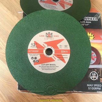 Đá Cắt Sắt Cầm Tay 300x2.5 Sư Tử Lion King Xanh