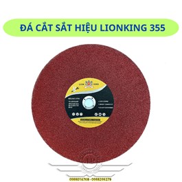 Đá Cắt 355x2.7x25.4mm Sư Tử Lion King Đỏ loại 1