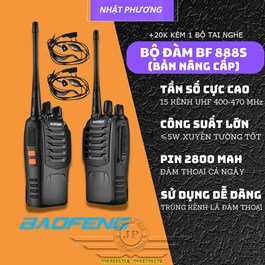 Bộ Đàm Chính Hãng Baofeng BF888S Cực Chất