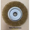 Bát Đánh Rỉ Sợi Thép Dạng Đĩa 150x10x22mm