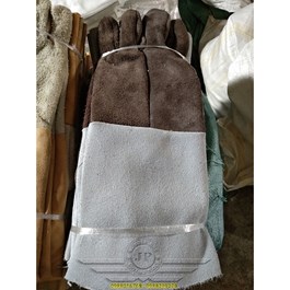 Găng Tay Da Bò Xịn Cổ Dài