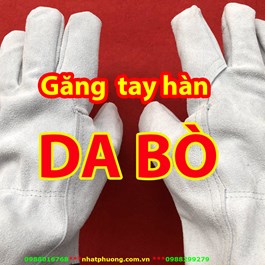 Găng Tay Hàn Da Bò