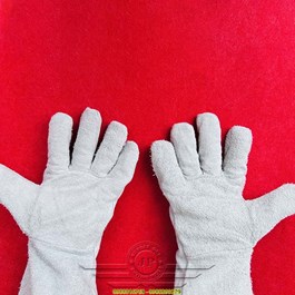 Găng Tay Hàn Da Bò Cổ Dài