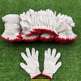 Găng Tay Sợi Cotton Trắng 40g kim 10