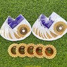 Lưỡi Mài Cắt Kính màu Vàng Gold Rãnh Cánh Quạt ∅100x20mm