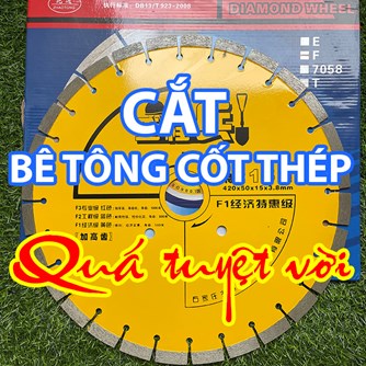 Lưỡi Cắt Bê Tông ZONTEN 406mm