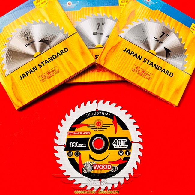 Lưỡi Cưa Gỗ Nhật NPT 180mm 40T