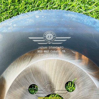 Lưỡi cắt Inox Japan 5% Cobalt M42+TiAlN 275mm*2.0*32