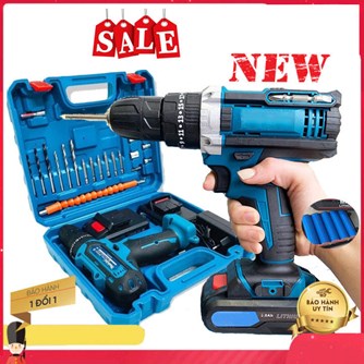 Bộ Máy Khoan Pin Cầm Tay MerCi 48V 3 Chức Năng