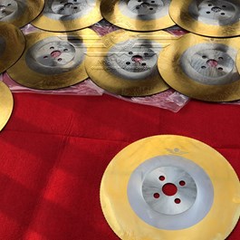 Lưỡi Cắt Inox Máy Cắt Kỹ Thuật V275 Phủ Titan, Lưỡi Cắt Không Ba Via HSS