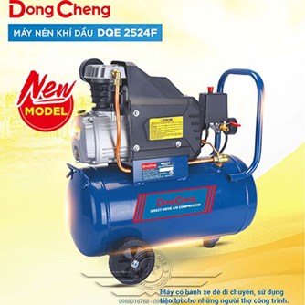Máy Nén Khí Có Dầu Dongcheng DQE2524F 1500W Bình chứa 24 Lít