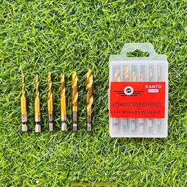 Mũi Khoan Taro Tạo Ren Kanto Nhật Titan M2 (6 Chi Tiết) M3-M10