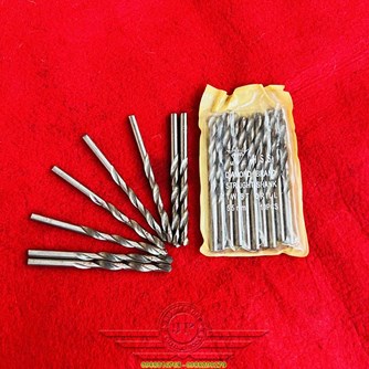 Mũi Khoan Nhôm HSS Trắng Ø5