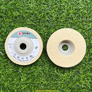 Nỉ Trắng Lông Cừu Đánh Bóng Đồng Inox 100mm