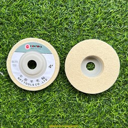 Nỉ Trắng Lông Cừu Đánh Bóng Đồng Inox 100mm