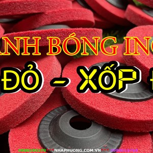 Nỉ Đỏ Đánh Bóng Inox DGD 100mm