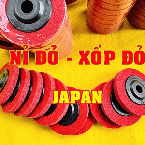 Nỉ Xốp Đỏ Đánh Bóng Inox Kantoya 100mm