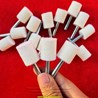 Nỉ Lông Cừu Cà Rem Hình Trụ Đánh Bóng Gương Inox