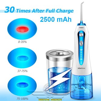 Máy Tăm Nước H2OFloss HF-6P Kèm 6 Đầu Vòi Xịt