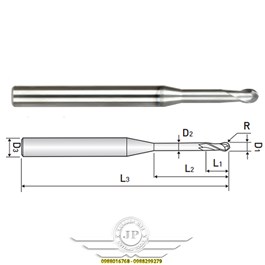 Dao Phay Ngón Carbide Ø1 2 me